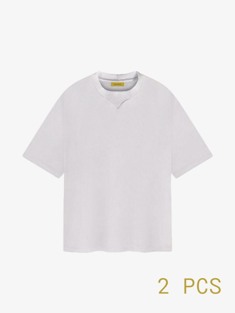 #A: Started Small Tee - Pointed Collar