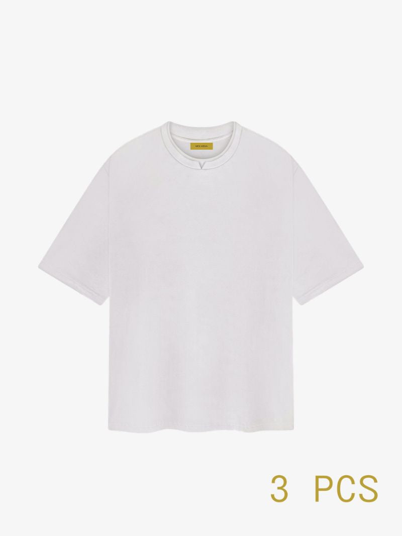 #B: Started Small Tee - Double Collar